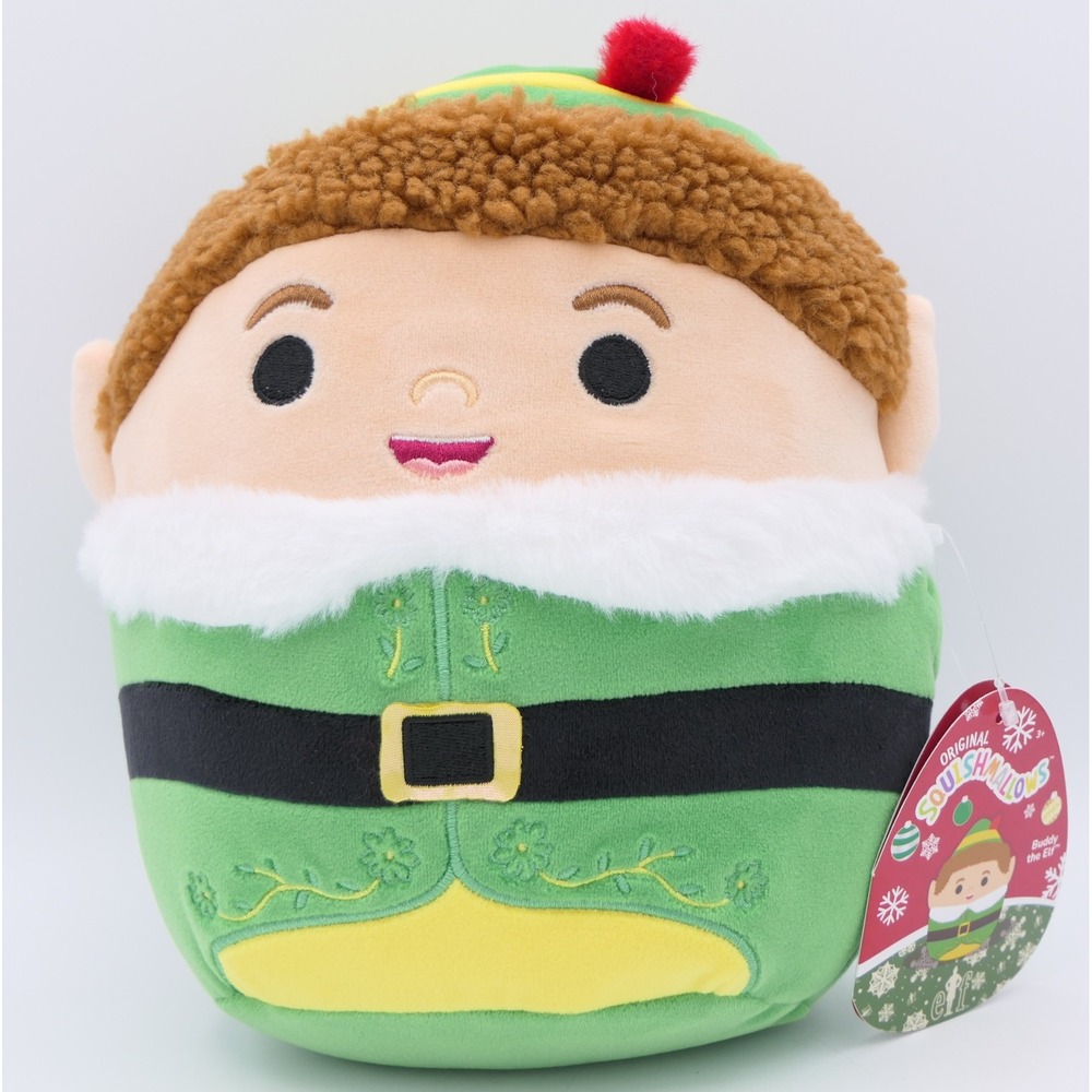 Original Squishmallows Buddy The Elf 8" Plush Christmas 2025 w/ Tag